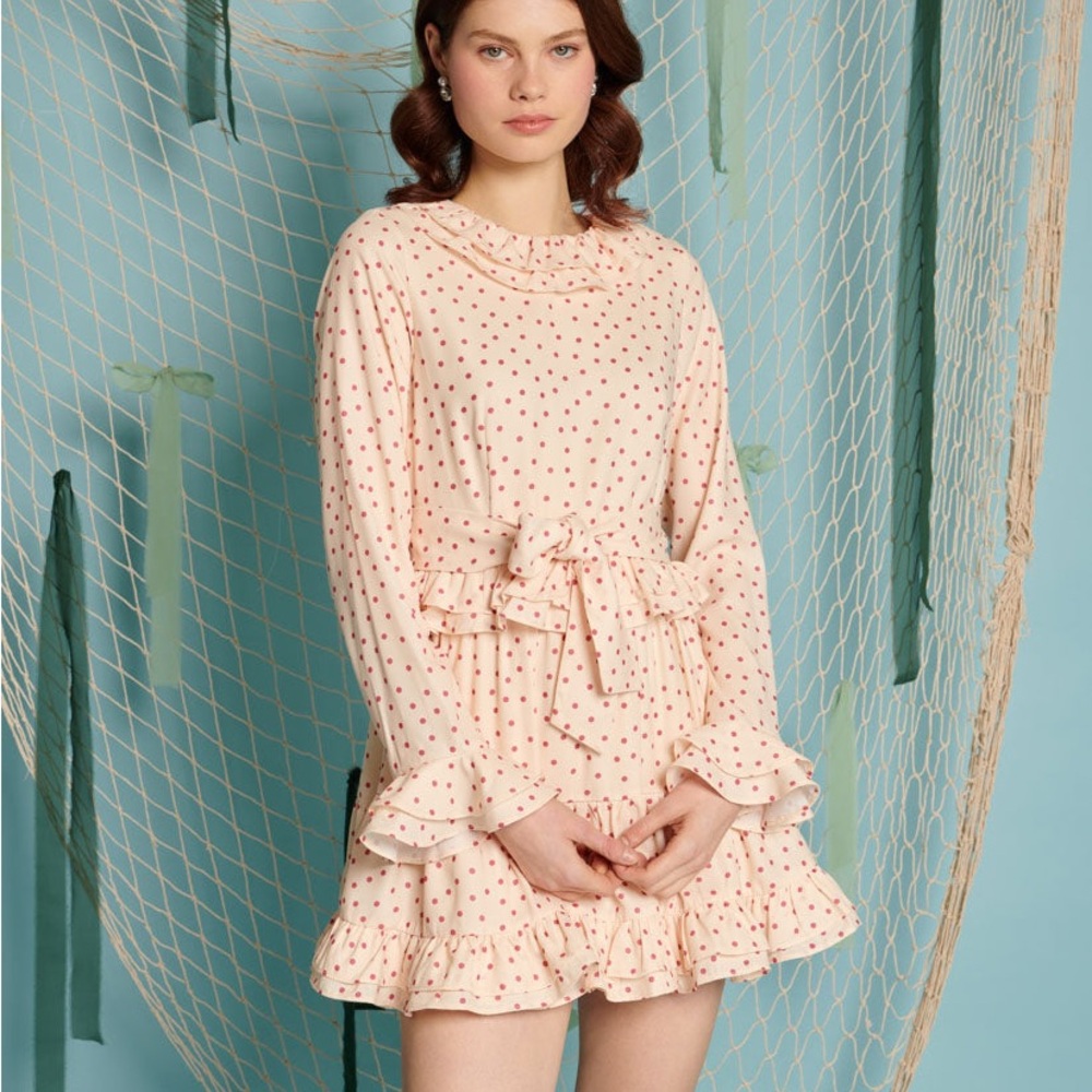 Sister Jane Polka Dot Ruffle Dress